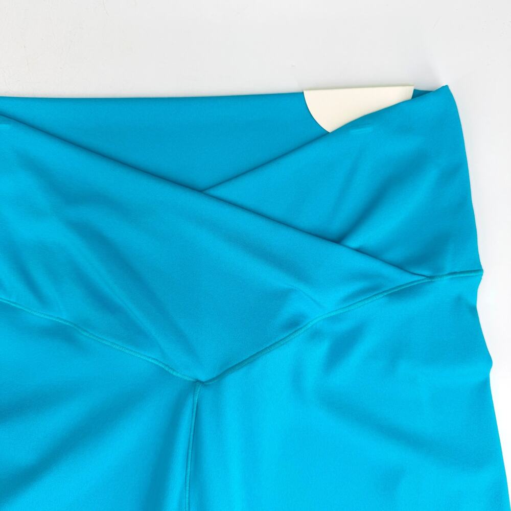 Aerie NEW Crossover High Rise Athletic Workout Athleisure Bike Bright Shorts - Picture 3 of 8